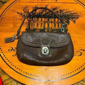 Coach wristlet brown. Perfect condition